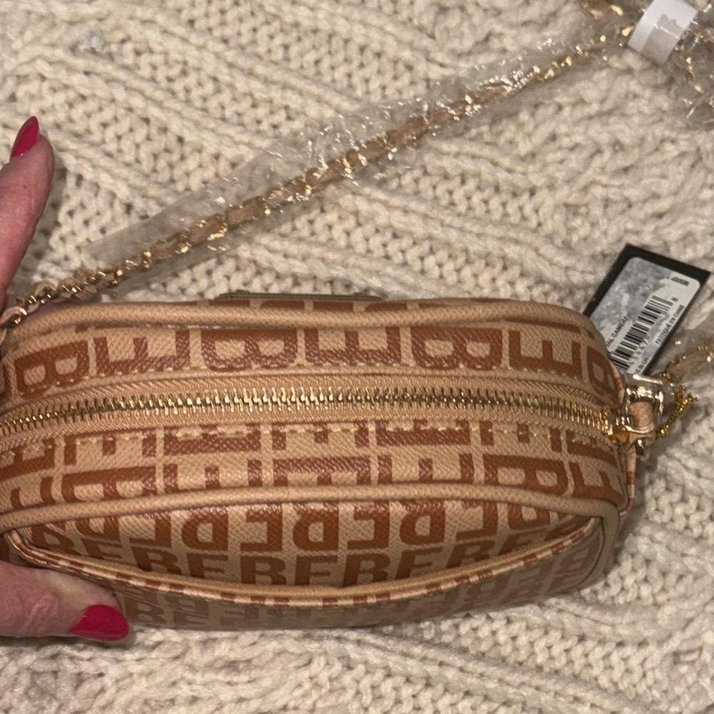 Bebe Brown Logo Crossbody Camera Bag NWT - Picture 7 of 7